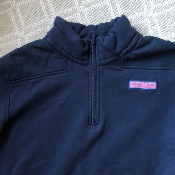 Sweat Vineyard Vines 1/4 Zip – Femme XS – Bleu, Mouton Martha's Vineyard